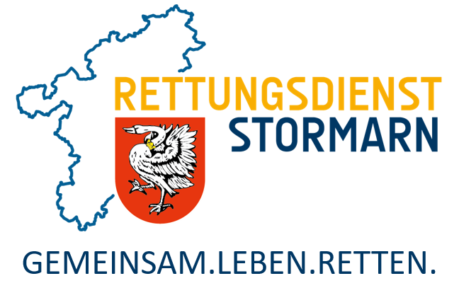 Gemeinsam. Leben. Retten. Rettungsdienst Stormarn Logo